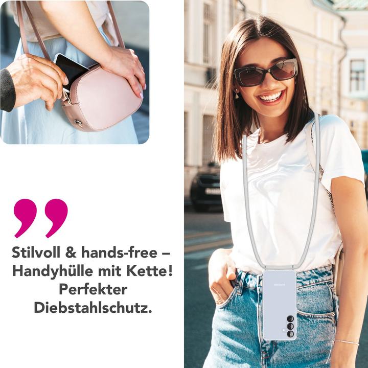 Produktbild Nalia Hangit - Klare Hülle mit Band zum Umhängen - Crossbody Lanyard Hardcover