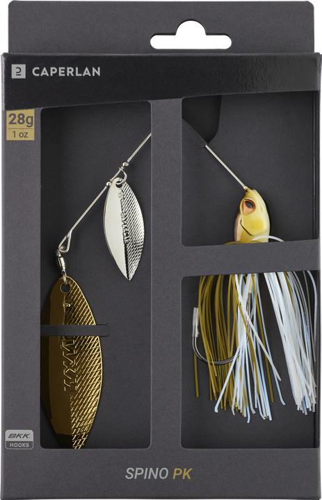 Immagine prodotto Caperlan Esca metallica spinnerbait vibrazione (15.60 cm)