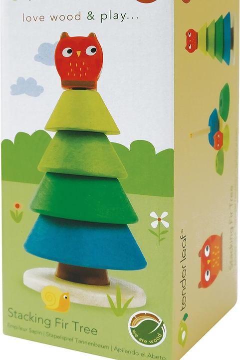 Actual product image Tender Leaf Toys Stacking game fir tree