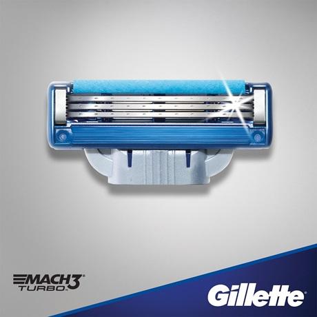 Produktbild Gillette Mach3 Turbo (8x)