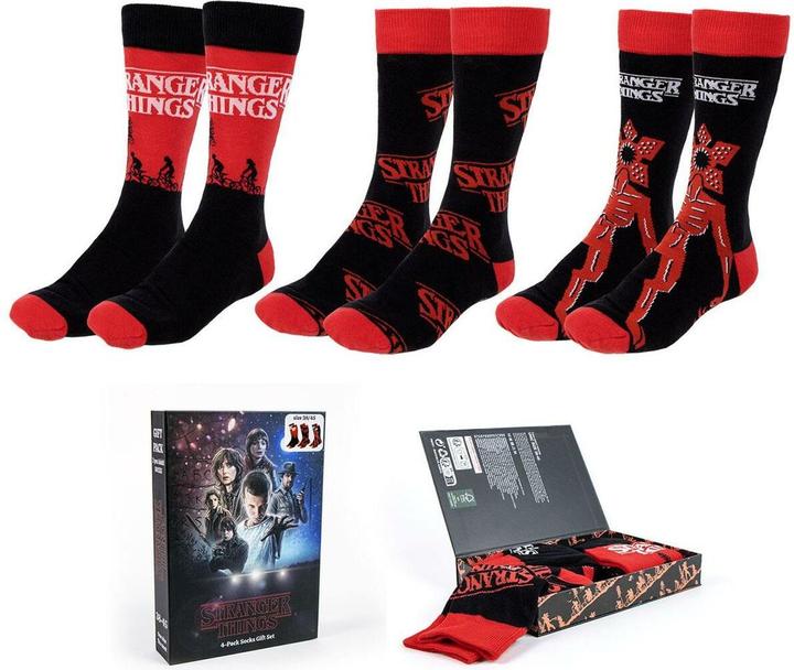 Productafbeelding Cerda STRANGER THINGS - Pak van 3 paar Chaussettes (Taille 38-45) (Set van 3, 38 - 45)