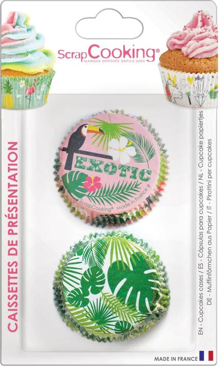Produktbild ScrapCooking Förmchen 36 Stk. "Tropical" (7 cm)
