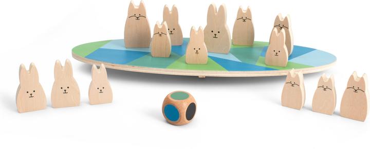 BS Toys Wooden balance game rabbit (German, Polish)