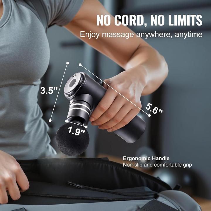 Actual product image Vevor Muscle Massage Gun (4 Steps, 360 min)