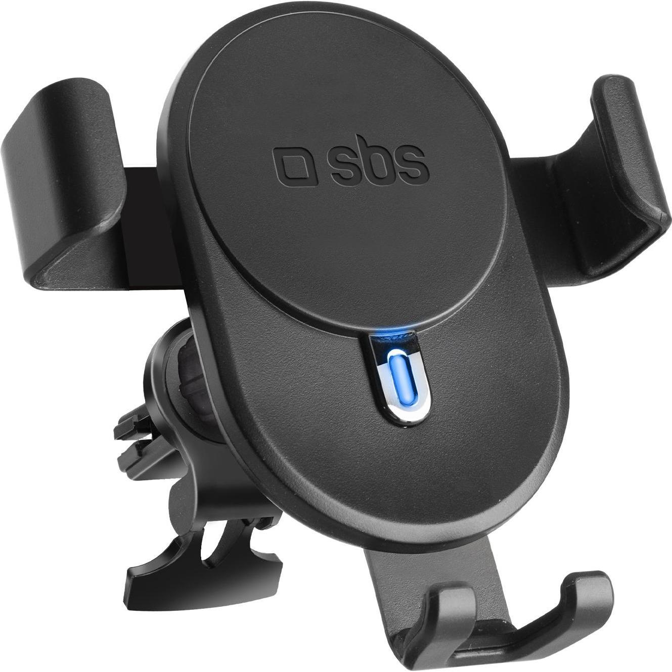 SBS TESUPWIR10CLIPSTG Halterung Aktive Halterung Handy/Smartphone Schwarz, Smartphone Halterung, Schwarz