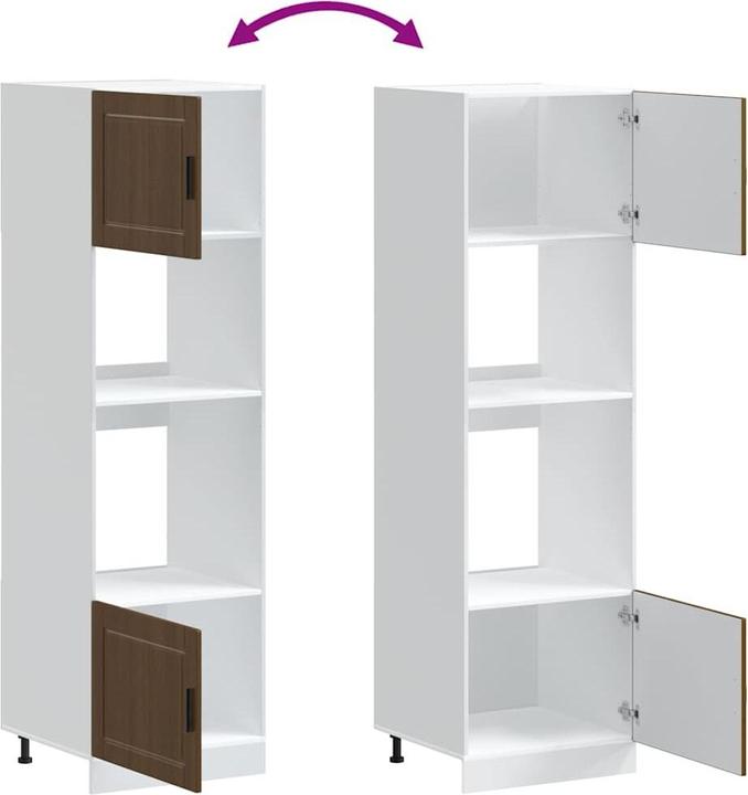 Produktbild vidaXL Herdumbauschrank (60 x 57 x 207 cm)