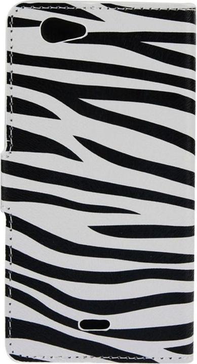 Produktbild König Design Schutzhülle Handytasche (Flip Quer) für Handy Wiko Highway Signs Zebra Muster (Wiko Highway Signs)