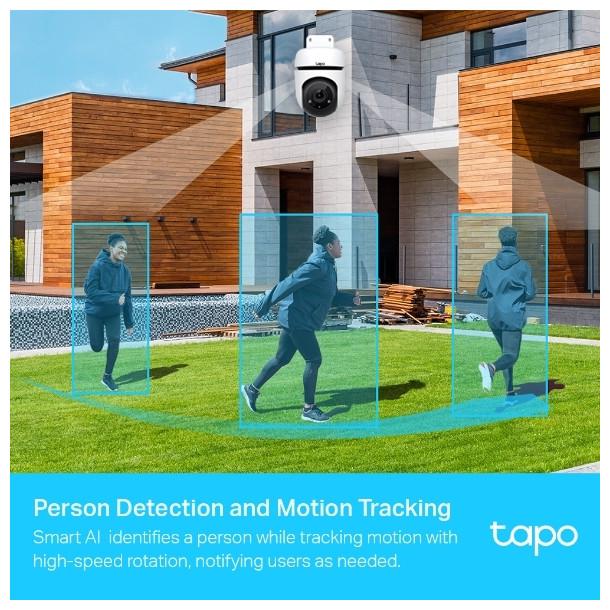 Produktbild TP-Link Tapo C510W 3MP 360° Outdoor Kamera MicroSD (2304 x 1296 Pixels)