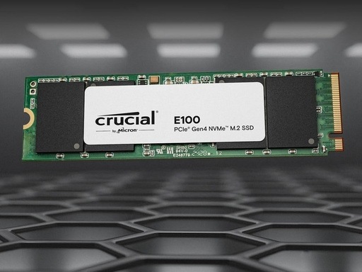 Immagine prodotto Crucial 480 GB SSD E100 Gen 4.0 PCIe x4 NVMe (CT480E100SSD8) (480 GB, M.2 2280)