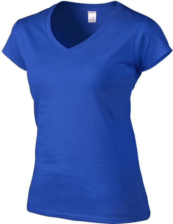 Actual product image Gildan Ladies Soft Style Short Sleeve V-Neck T-Shirt (XL)