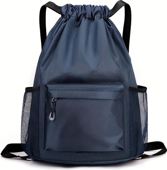 Actual product image Only-Bags.Store Drawstring training backpack, large capacity sports gym bag, waterproof travel daypack