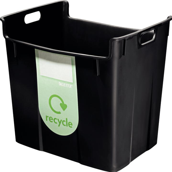Image du produit Leitz Conteneur de collecte des matières recyclables 40 litres noir (40 l)