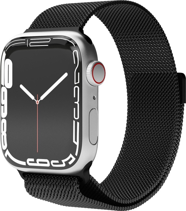 Actual product image Vonmählen Milanese Loop Case (38 mm, 40 mm, 41 mm, Stainless steel, Apple Watch Series 1, Apple Watch Series 2, Apple Watch Series 3, Apple Watch Series 4, Apple Watch Series 5, Apple Watch Series 6, Apple Watch Series 7, Apple Watch Series 8, Apple Watch Series 9, Apple Watch SE)