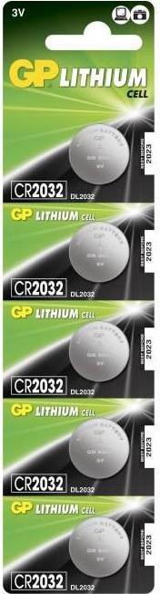 Image du produit GP Batteries Cr2032 (5 pcs, CR2032, 220 mAh)