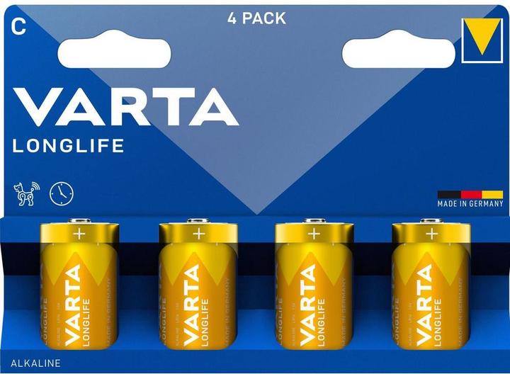 Actual product image Varta Longlife (4 pcs., C, 7600 mAh)