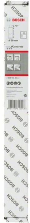 Immagine prodotto Bosch Professional Zubehör Carotatrice diamantata G da 1/2 pollice Migliore per il calcestruzzo, 28 mm, 300 mm (28 mm)