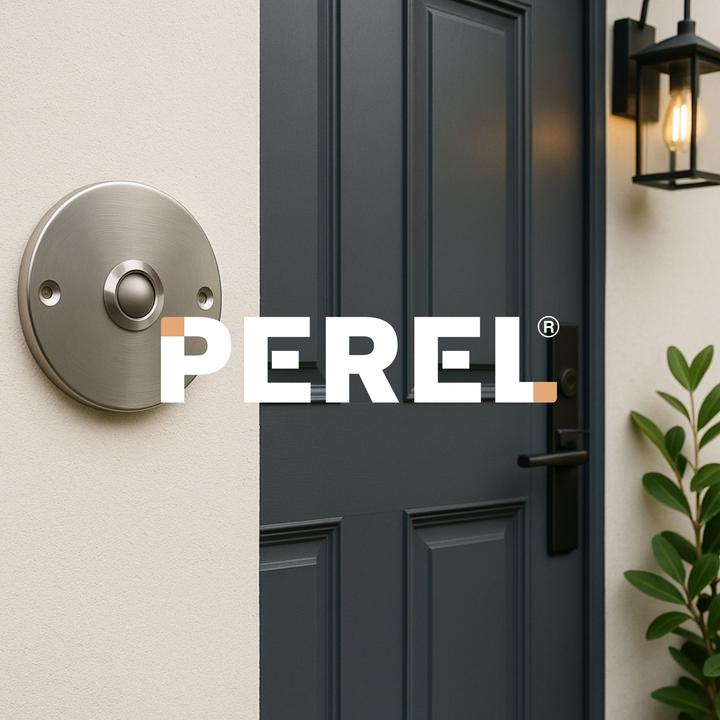 Immagine prodotto Perel Pulsante A Campana - Acciaio Inox - No (Cablato)