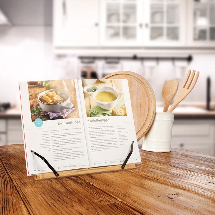 Actual product image Relaxdays Adjustable Book Stand (34 x 21 x 24 cm)
