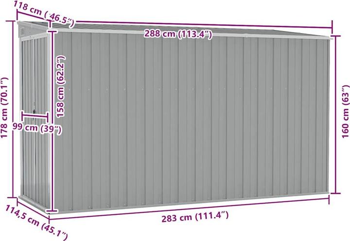 Immagine prodotto vidaXL Gartenhaus