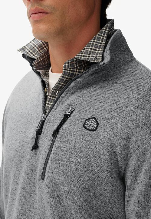 Produktbild Superdry Storm Fleecepullover mit halblangem Reissverschluss (L)