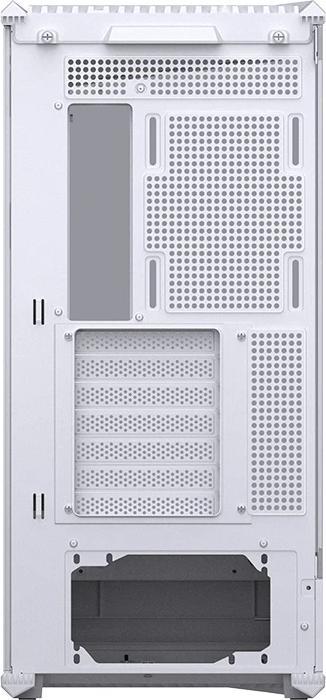 Produktbild Jonsbo D400 PC-Gehäuse, Midi Tower, ATX, Tempered Glass - weiss (ATX, mATX, Mini-ITX)