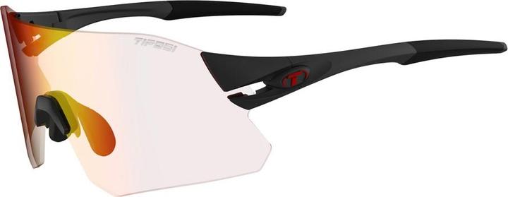 MGA Tifosi Rail Clarion Matte Black Glasses (1 Mieszkło Clarion Red Photochrom 74% -14% Light (matt black, Clarion Red Fototec)