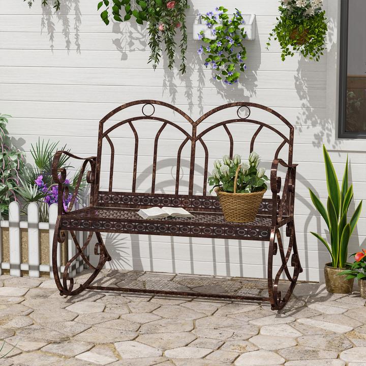 Actual product image Outsunny Garden bench with swing function