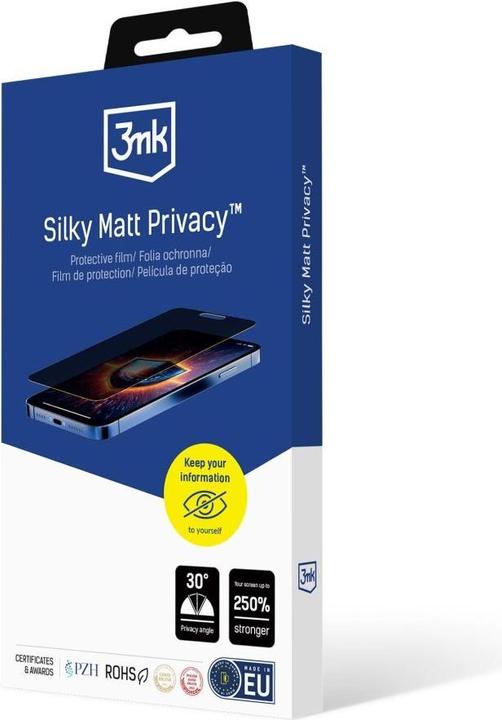 Productafbeelding 3MK Privacy Film Silky Matt Privacy for Google Pixel 8 Pro (1 Pcs., Google Pixel 8 Pro)