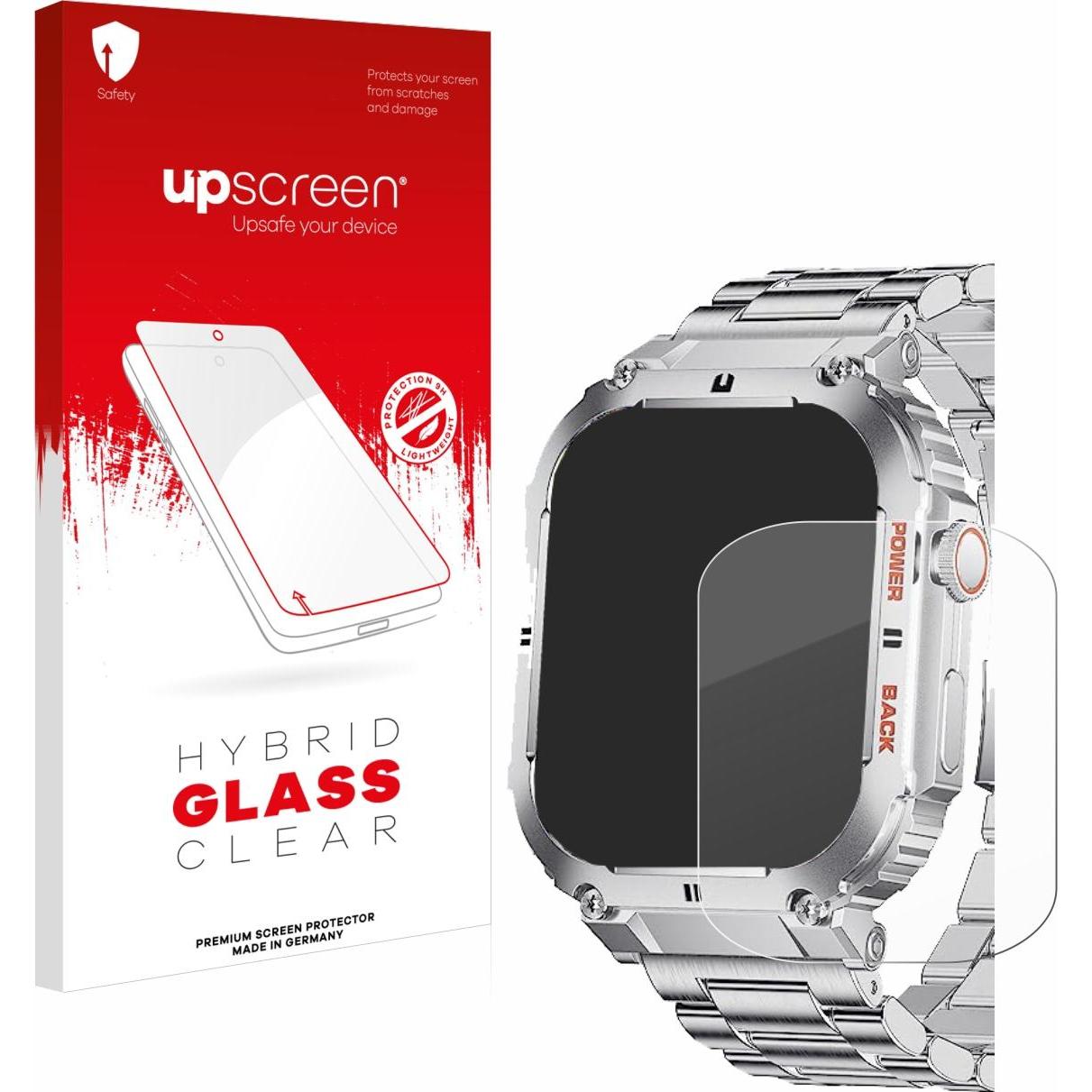 Thumbnail - upscreen Scratch Shield Panzerglasfolie, Smartwatch Schutzfolie, Transparent