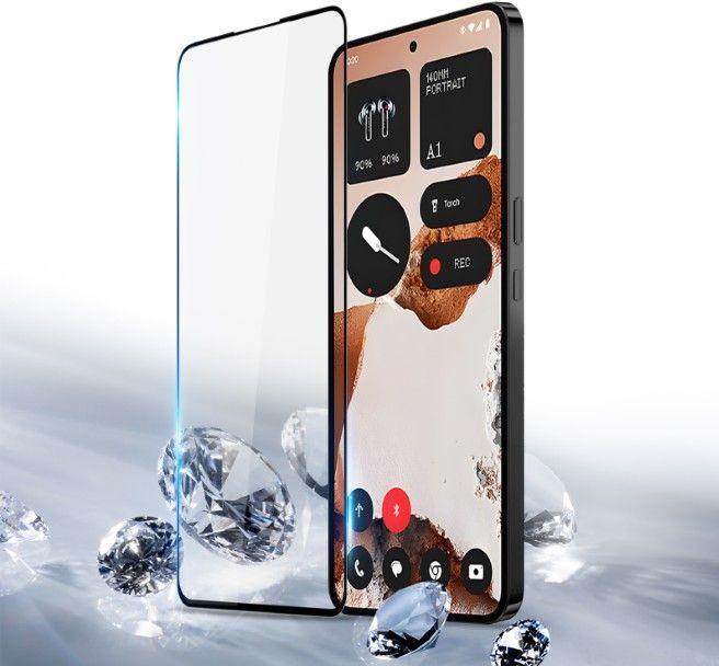 Actual product image Dux Ducis - Tempered Glass - Nothing CMF Phone 2 Pro - Black (1 Piece, Nothing CMF Phone 2 Pro)