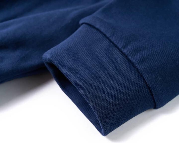 Produktbild VidaXL Kinder-Kapuzenpullover Marineblau 140,Material: 95 (140)