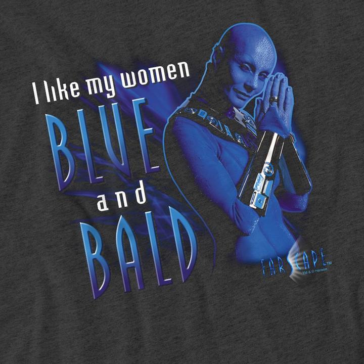 Produktbild Farscape Blue And Bald TShirt meliert (L)