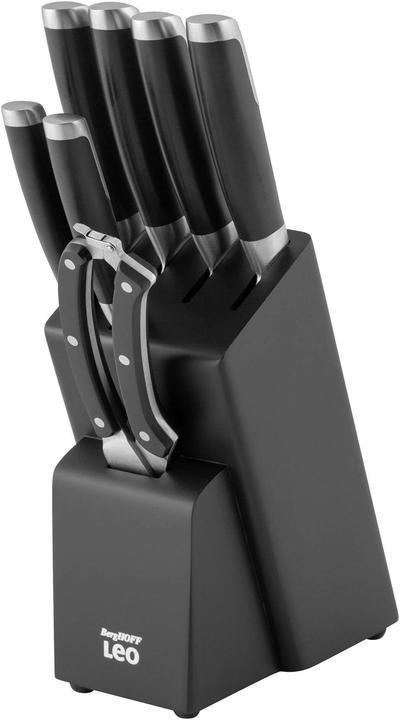 Produktbild BergHoff Messerblock-Set mit Messer Leo Graphite 6-teilig, Schwarz