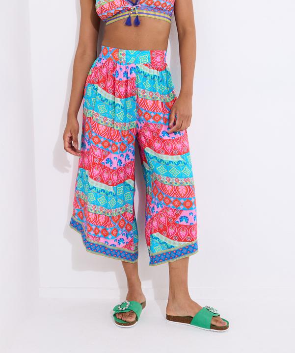 Image du produit Joe Browns Patchwork Elasticated Beach Trousers (36)