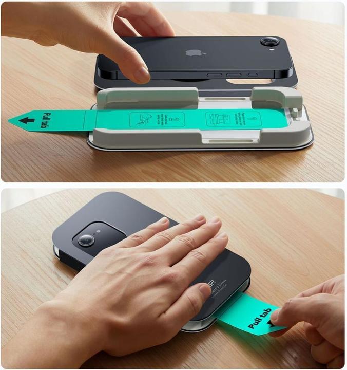 Immagine prodotto ESR Tempered Glass UltraFit (2 pz., Apple iPhone 13, Apple iPhone 13 Pro, Apple iPhone 14, Apple iPhone 16e, Apple iPhone 17e)