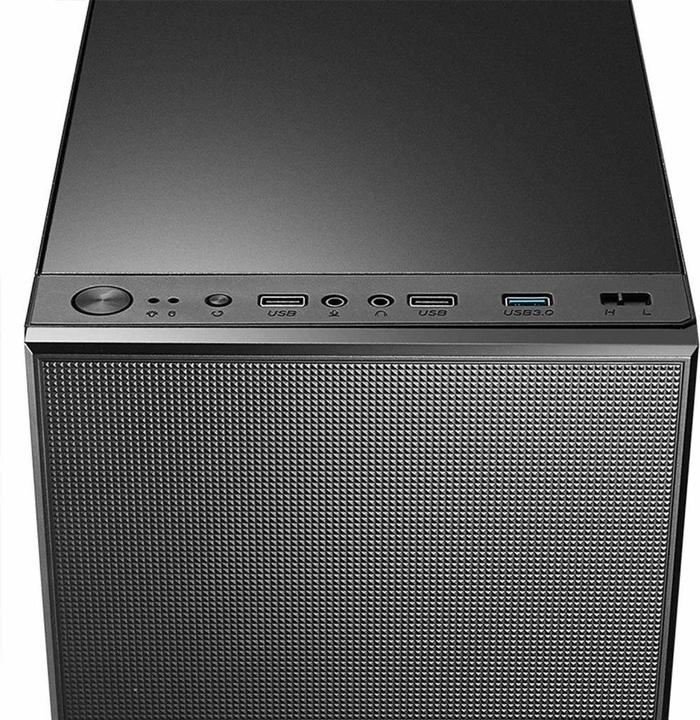 Actual product image Evolveo Silens S1, case ATX, 2x USB2.0 / 1x USB3.0 / 2c120mm LED / černý odhlučněný, výsuvný filtr (ATX, mATX, Mini-ITX)