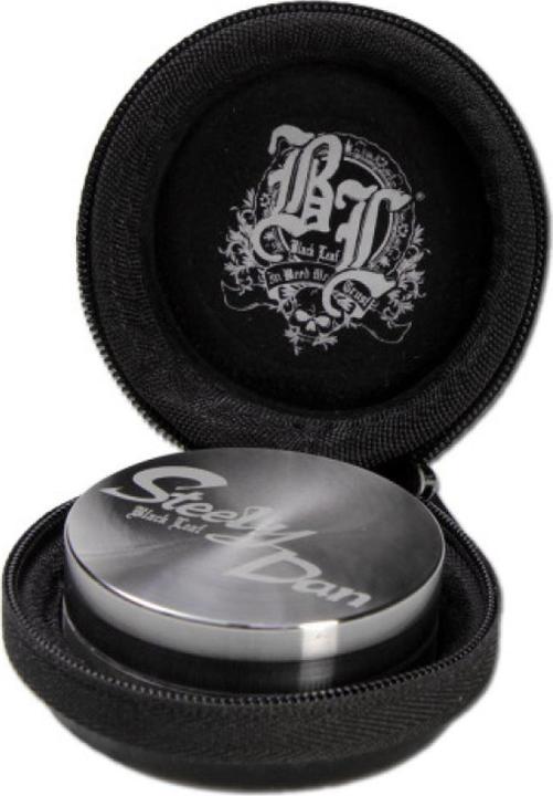 Image du produit Black Leaf Steely Dan Grinder en acier inoxydable 2 pièces