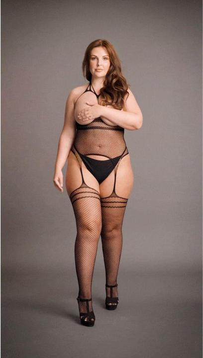 Actual product image Le Désir Strappy suspender bodystocking (One size)