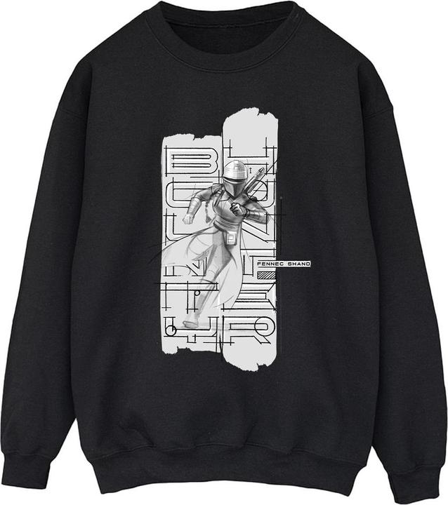 Produktbild Star Wars The Book Of Boba Fett Fennec Illustration Sweatshirt (3XL)