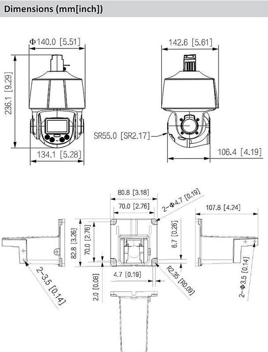 Image du produit Dahua SD3E405DB-GNY-A-PV1 (2560 x 1440 Pixels)