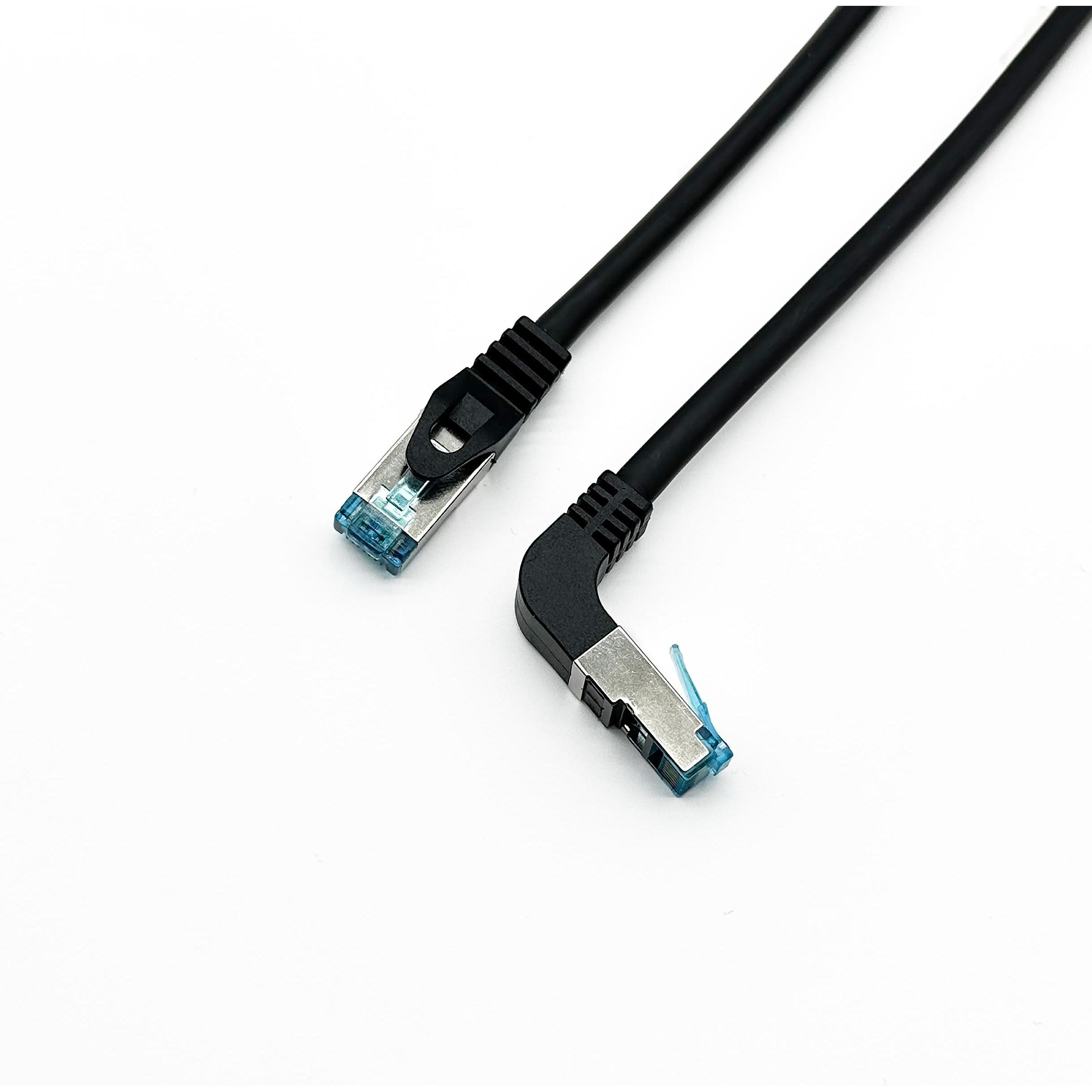 equip Patchkabel Cat6A S/FTP 2xRJ45 0.50m sw wink.LSZH (S/FTP, CAT6a, 0.50 m), Netzwerkkabel