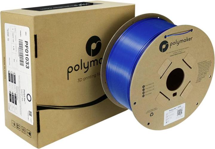 Productafbeelding Polymaker PolyLite ASA Blauw 1,75mm 3kg (ASA, 1.75 mm, 3000 g, Blauw)