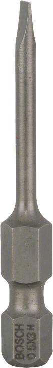 Produktbild Bosch Professional Zubehör Schrauberbit Extra-Hart S 0,5 x 3,0, 49 mm, 3er-Pack (Schraubschlitz, Sechskant (hexagonal))