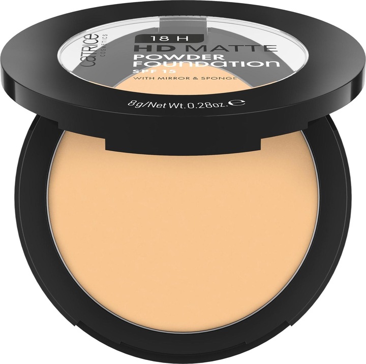 Actual product image Catrice 18H HD Matte Powder Foundation (030W)