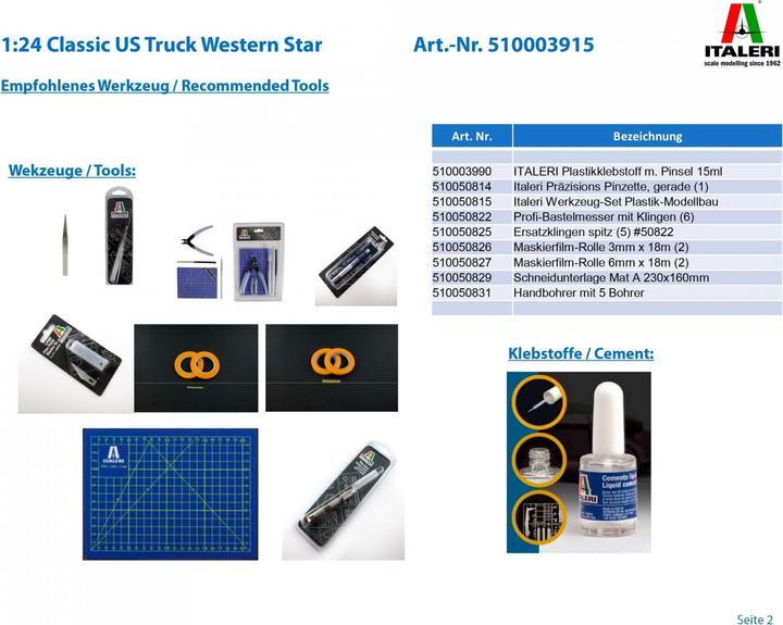 Produktbild Tamiya 1:24 Classic US Truck Western Star