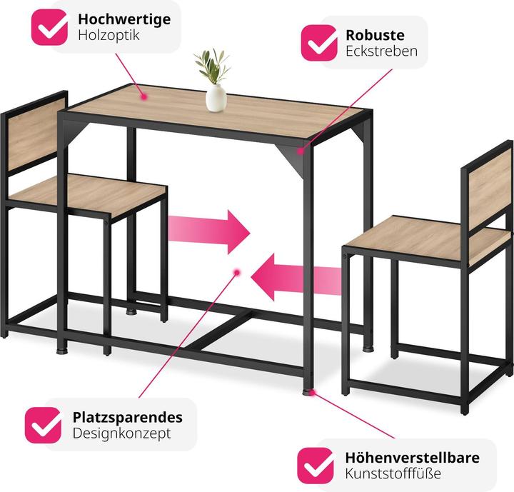 Produktbild tectake Milton (Holz)