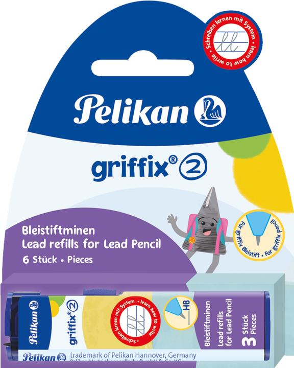 Produktbild Pelikan Griffix Bleistiftminen (2 Stk., 2 mm, HB)