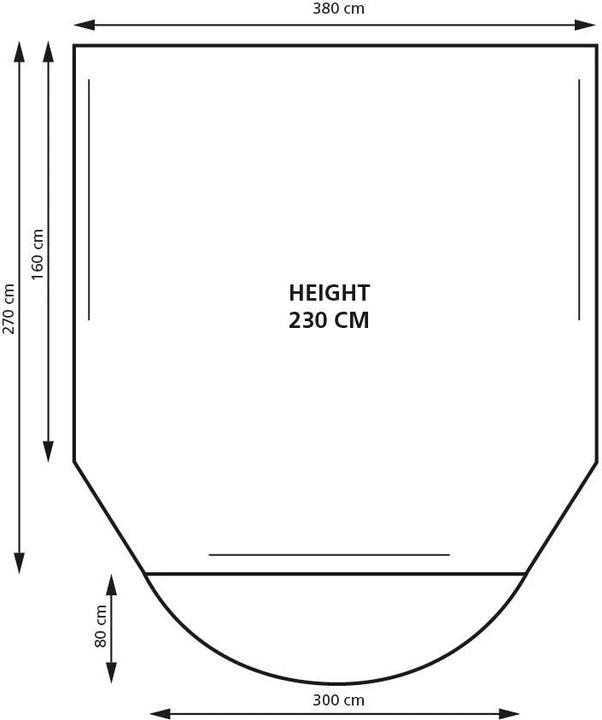 Produktbild Eurotrail Vorzelt Palermo Air - Hymer/Eriba (Vorzelt, 27 kg, 1 Person)