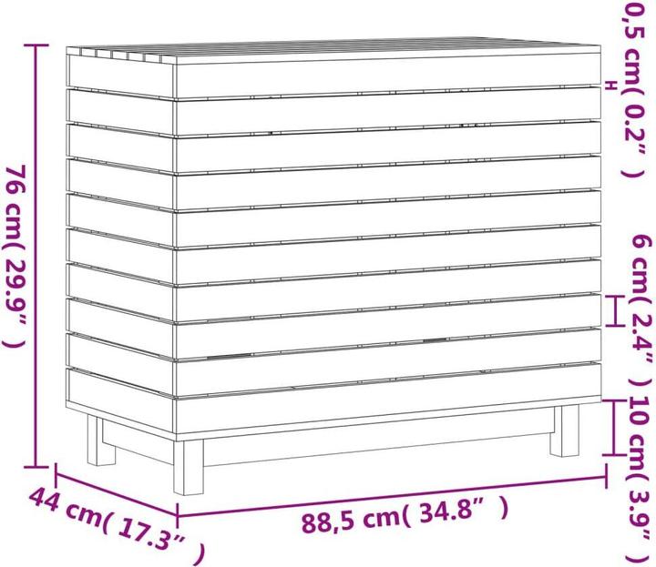 Produktbild vidaXL Wäschetruhe