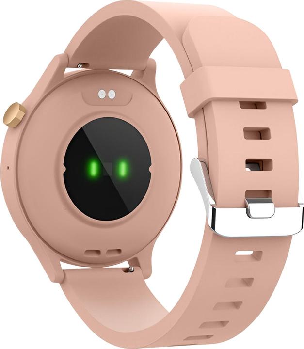 Actual product image Maxlife smartwatch MXSW-120 powder pink